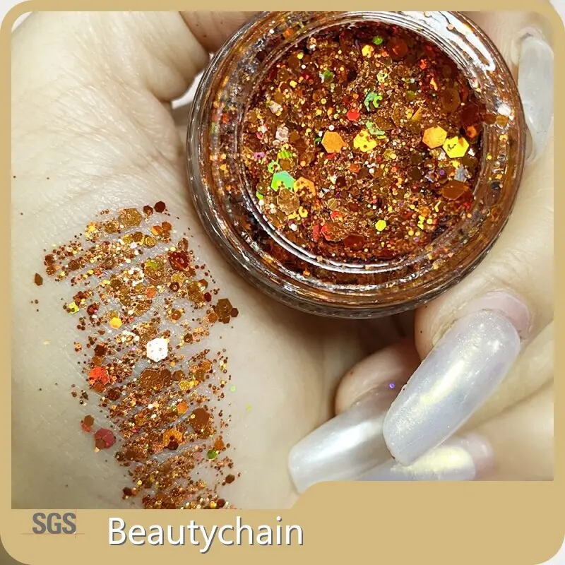 Individuelles Glitzergel für Gesicht und Körper, 10 g, Azmee 1