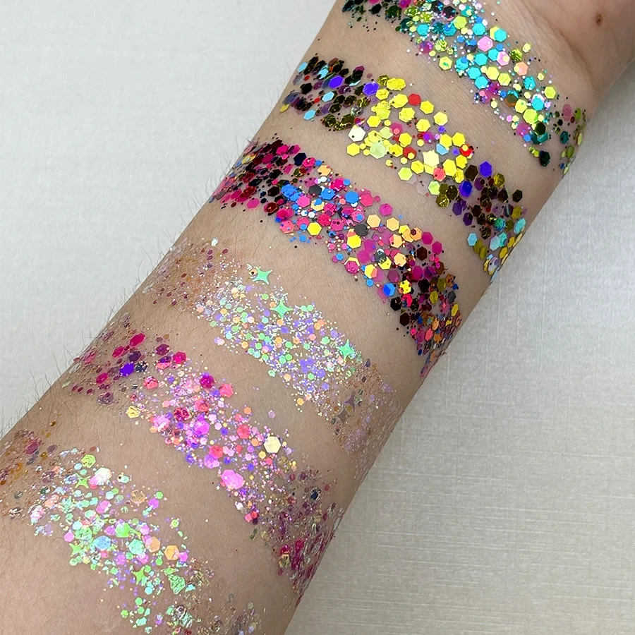 MLM Glitter Supplier Customizes High Quality Biodegradable Wholesale Glitter Decorate Chameleon Glitter Solvent Resistant For Tumbler Crafts 1