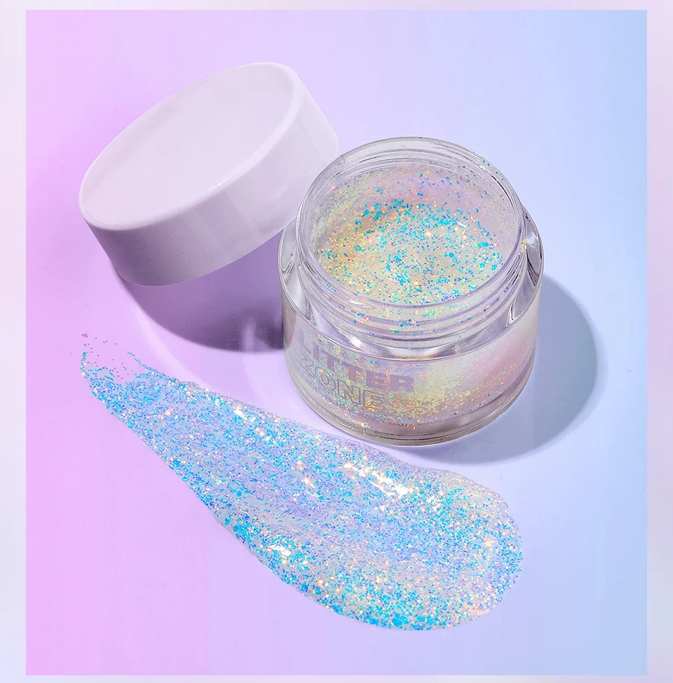 MLM Glitter Supplier Customizes Makeup Loose Glitter Gel Waterproof Liquid Eyeshadow Powder Shimmer Cream Eye Shadow Long-lasting Face Body Highlighter 1