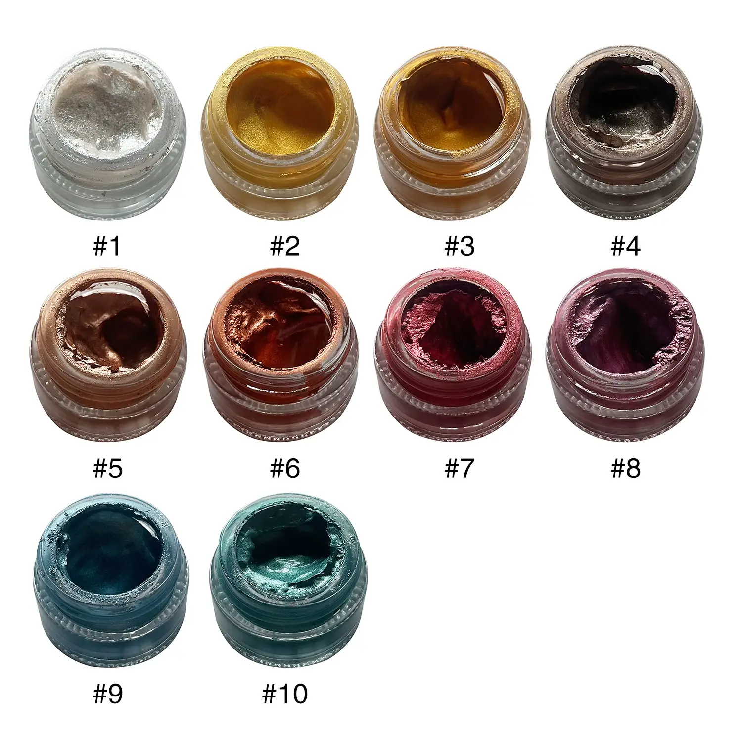 Wholesale Gel Powder Eyeshadow Beautychain Brand 6