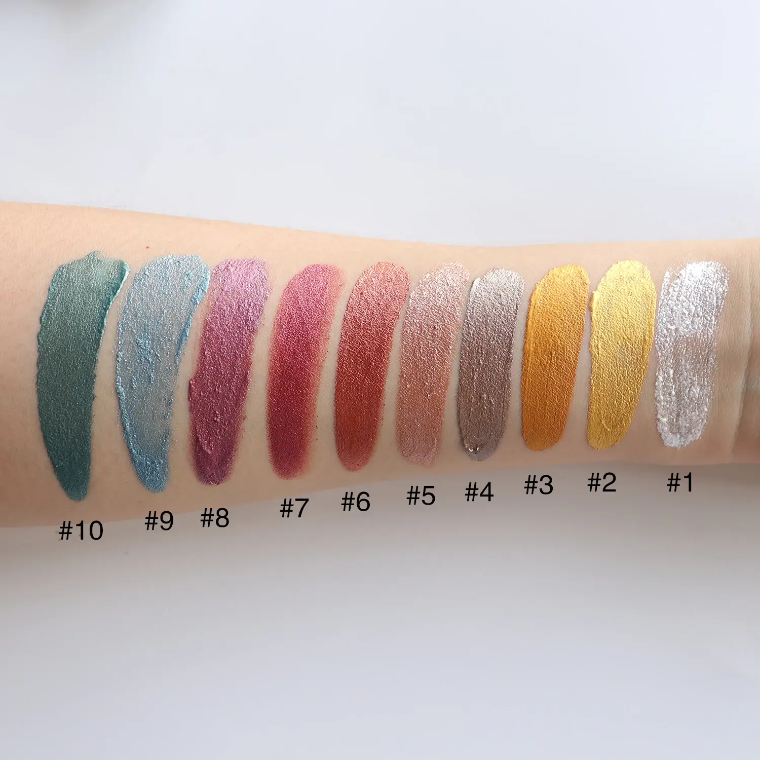 Wholesale Gel Powder Eyeshadow Beautychain Brand 7