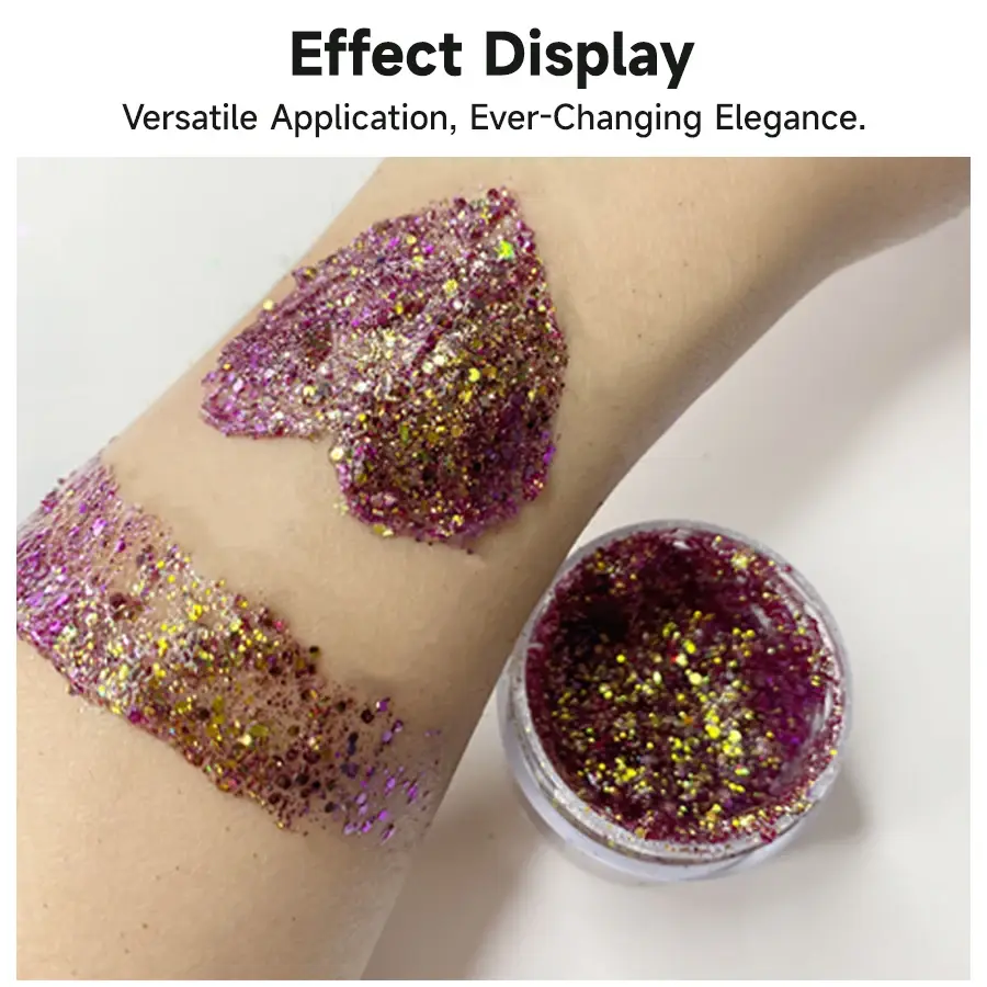Gel Cream Eyeshadow Beautychain Brand Party Daily Decoration MSDS 5