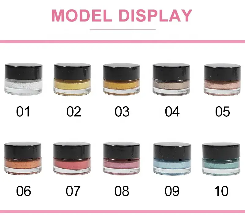 Custom Gel Metallic Eyeshadow SGS Beautychain 5