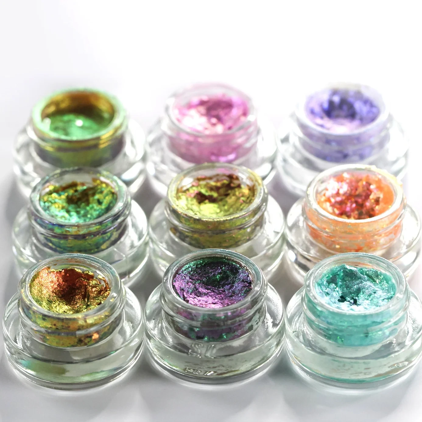 MLM Glitter Supplier Customizes Private Label Waterproof Chameleon Eye Shadow High Pigment Makeup Cream Multichrome Glitter Gel Eyeshadow 1