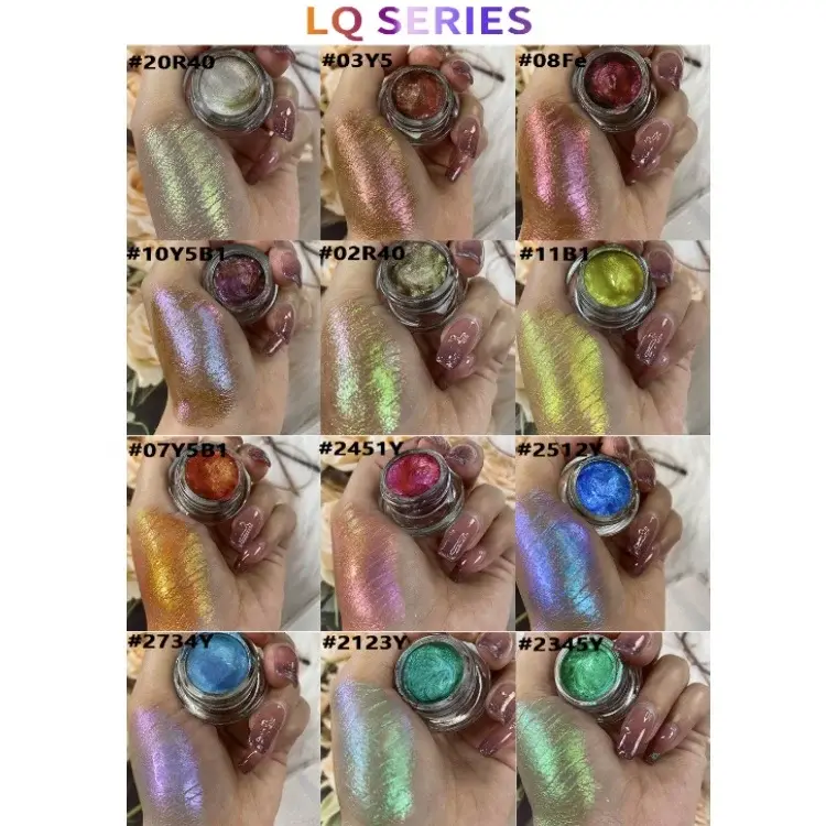 Metallic Gel Eyeshadow Support Sea Freight Beautychain 7