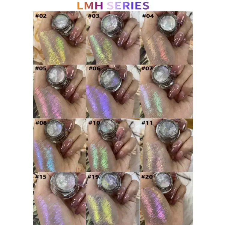 Metallic Gel Eyeshadow Support Sea Freight Beautychain 4