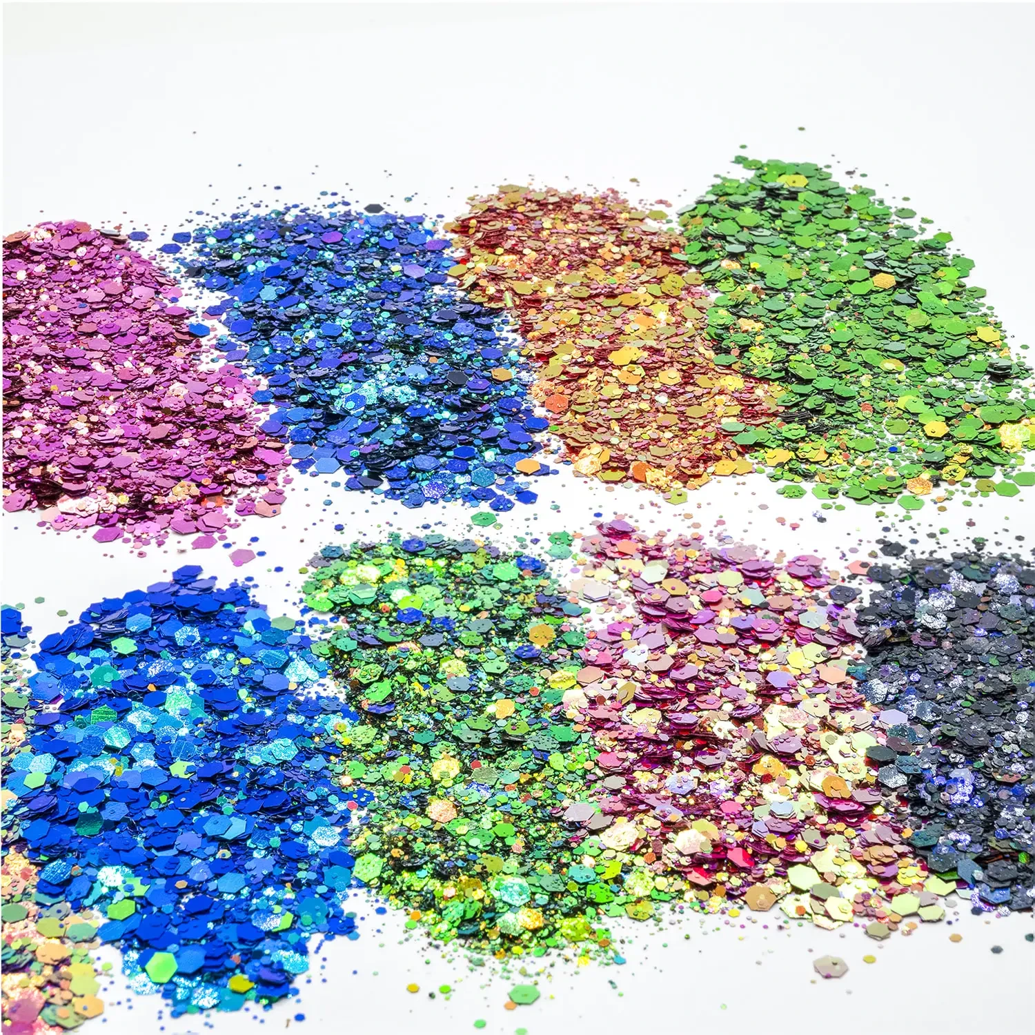 MLM Glitter Supplier Customizes Factory Direct Bulk Glitter Super Bright 1KG Epoxy Resin Cosmetic Grade Mixed BIO Chameleon Glitter Powder Makeup glitter 1
