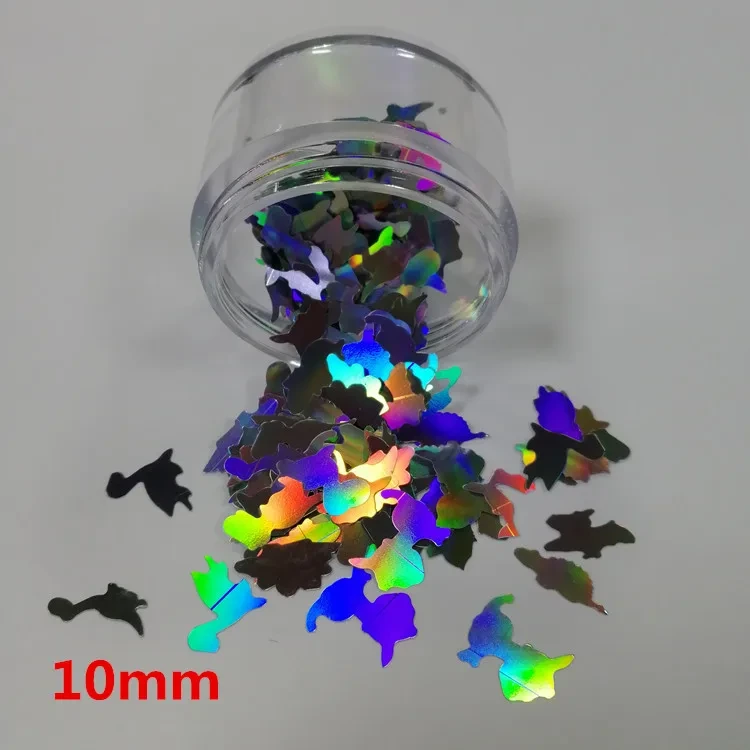 MLM Glitter Supplier Customizes Wholesale Bulk Chunky Holographic Solvent Resistant Holographic Silver Glitter Powder With Moq 5kg 1