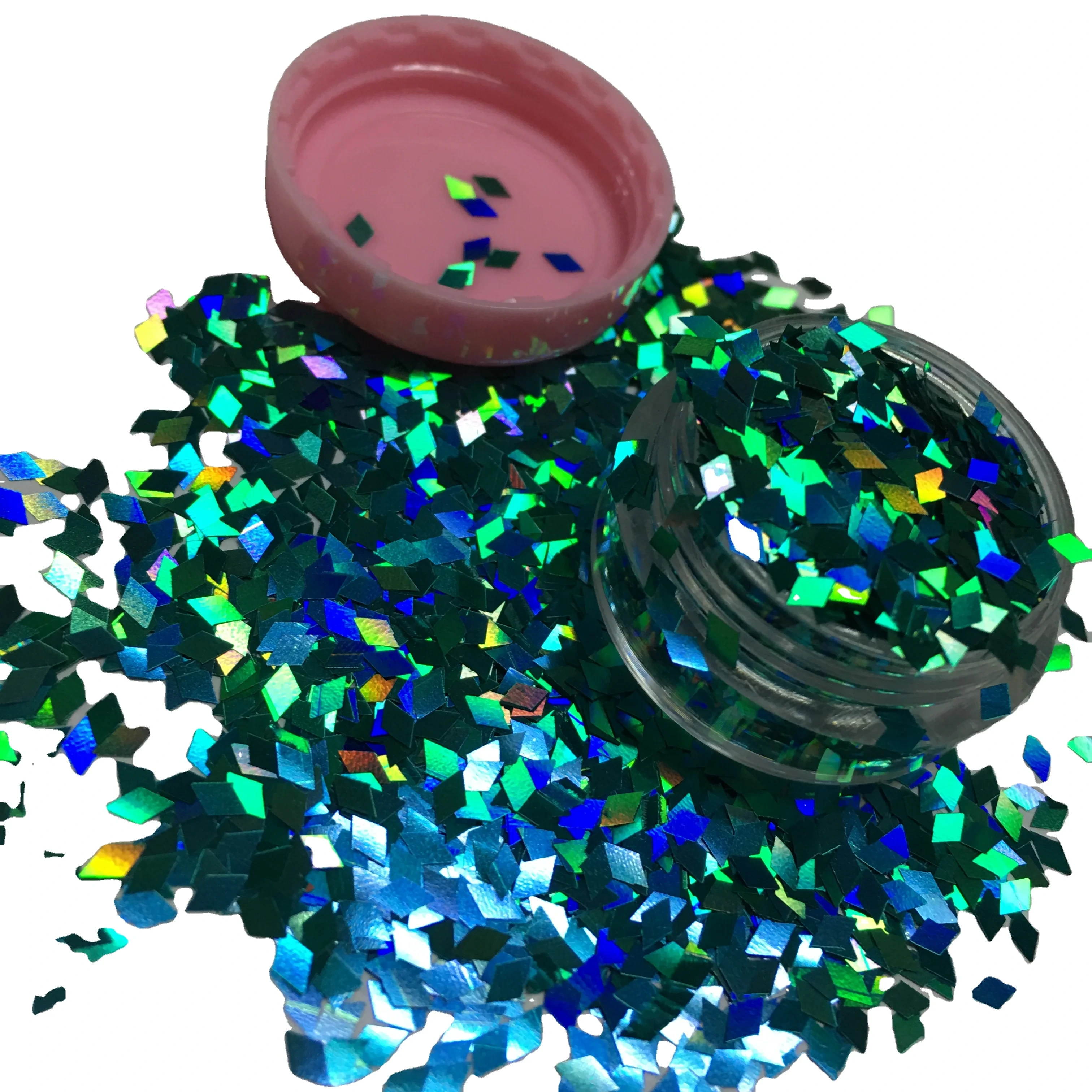 MLM Glitter Supplier Customizes Dongguan Xucai Factory Super Bright And Super Flashing Holographic Glitter Sense Of Technology Glitter 1