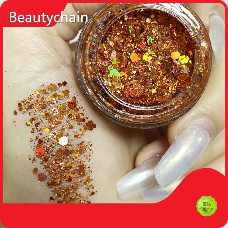 Hotmetallic Gel-Lidschatten, individuelle Farben, Marke Beautychain 1