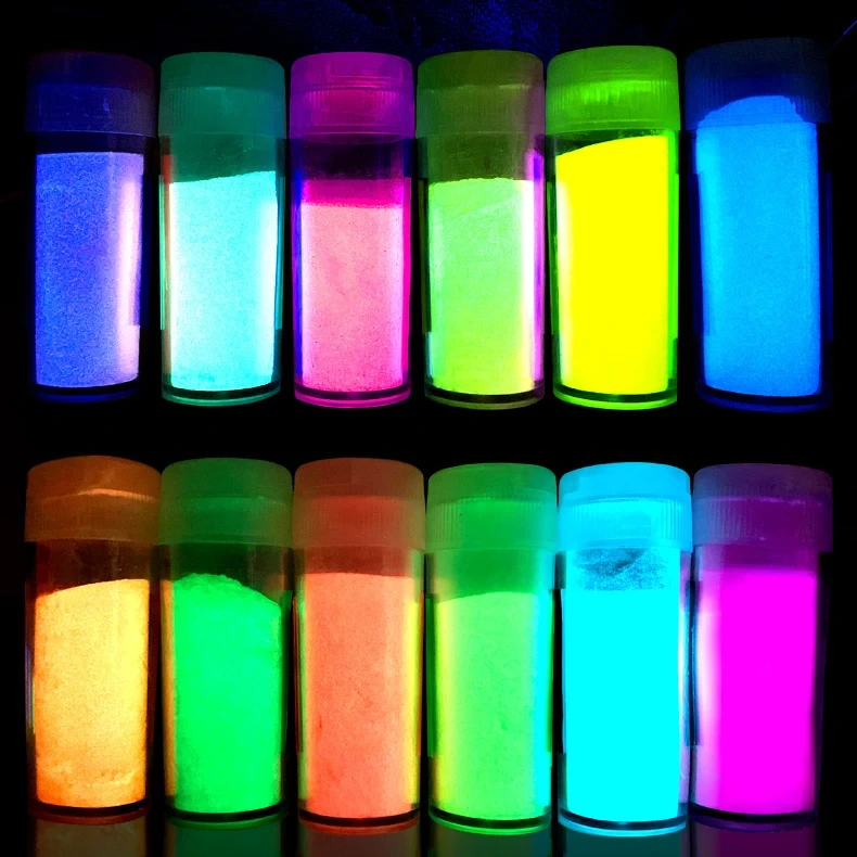 MLM Glitter Supplier Customizes High Brightness Glow In The Dark Luminous Paint Pigment,Glow Paint Pigment Powder Nail Glow In The Dark Pigment 1