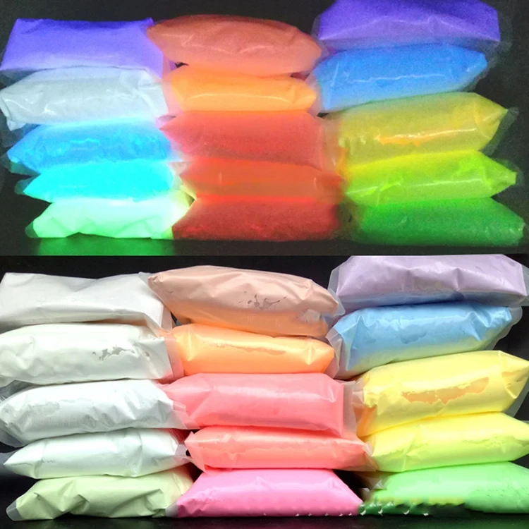MLM Glitter Supplier Customizes 12 Colors Skin Safe Uv Fluorescent Powder Ultraviolet Glow In The Dark Luminous Pigment Powder For Resin Nails Acrylic Paint 1