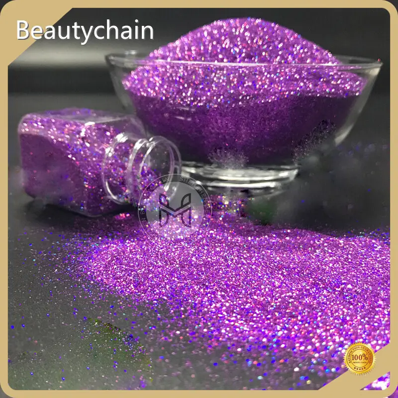 Nhà sản xuất long lanh Thương hiệu Beautychain Cellulose thực vật 1/40(0,6mm) 1
