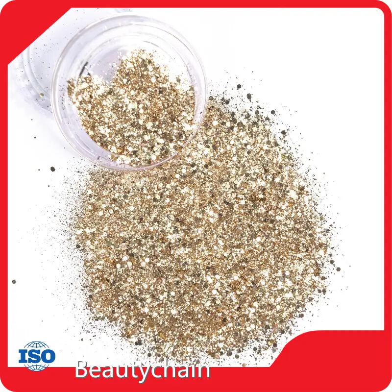 Soluciones de purpurina personalizadas PET Beautychain 1