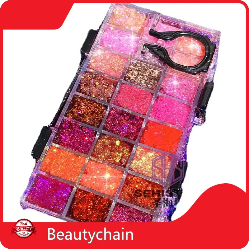 Gel Metallic Eyeshadow Beautychain,Above Eight Colors 1