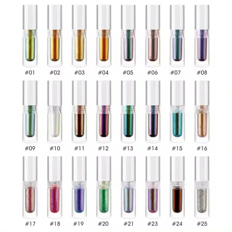 Oem Private Label Liquid Glitter Eyeshadow Luxury Custom Logo Woman Beauty Cosmetic Makeup Liquid Eye Shadow 1