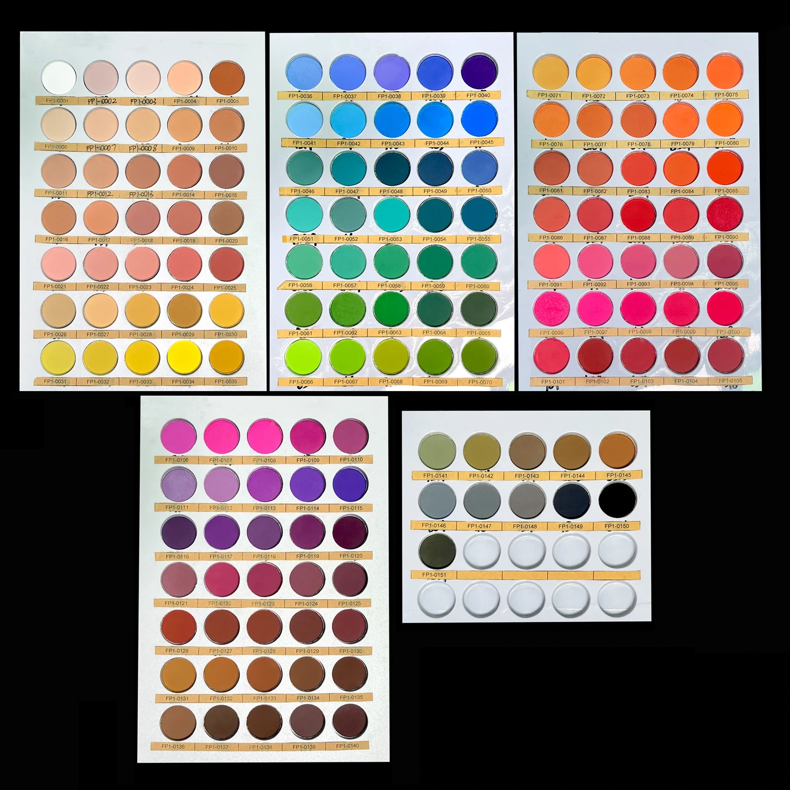 MLM Glitter Supplier Customizes Talc Free Eyeshadow Custom Makeup Eye Shadow Palette Private Label Matte Shimmer Vegan Eyeshadow Palette 1