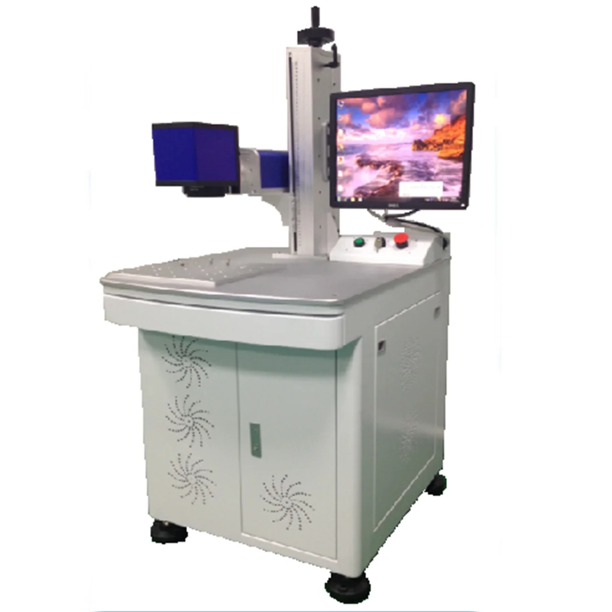 Mesin Penanda Laser UV untuk Kaca Tepat Ketepatan Tinggi, Kulit, Kayu, Penanda Desktop 3w 5w 10w 1