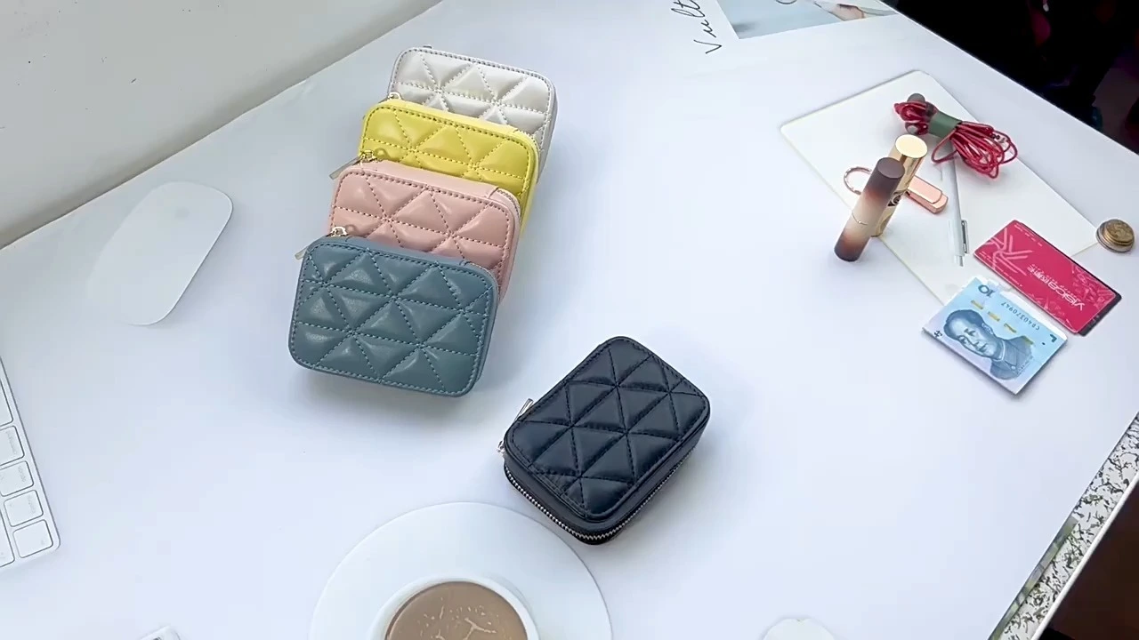 Nueva llegada mini lápiz labial bolsa de cosméticos estuche cosmético de moda 1