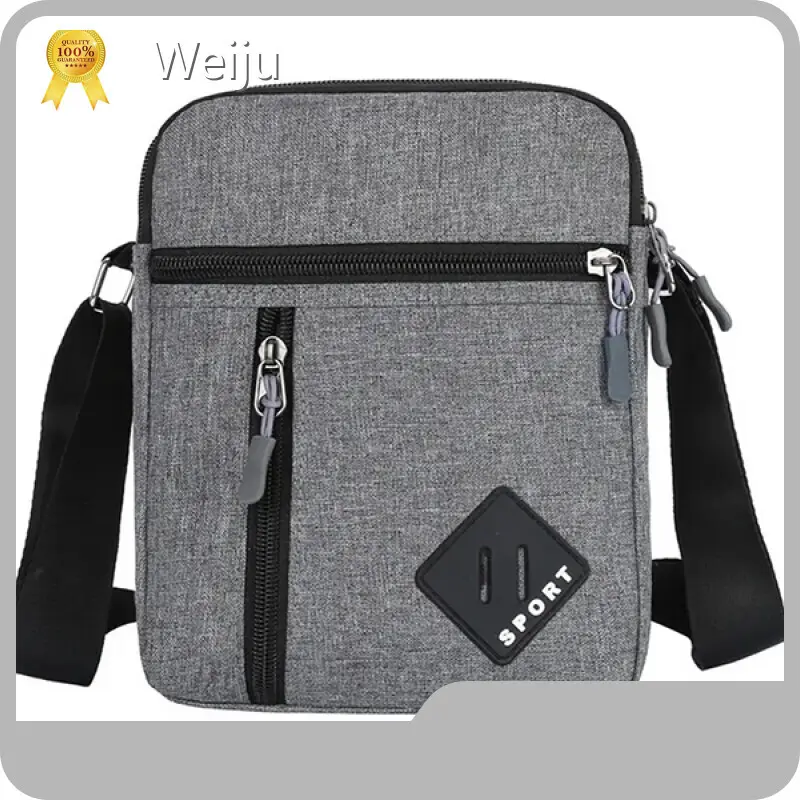 Weiju Brand Hand Bag Ladies Casual Men's Messenger Bag Accept Customized Logo WJ-SD003F 1