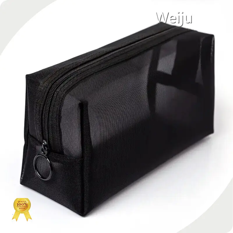 Cute Makeup Bags Mesh Black Or Other Colors Fashion Weiju Brand 1