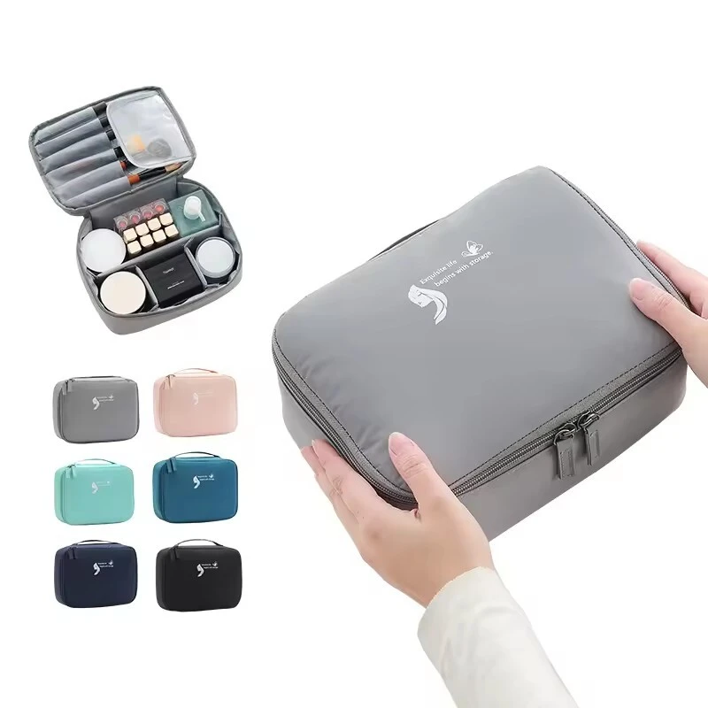 Bolso al aire libre del maquillaje del viaje de la bolsa de asas del bolso cosmético del organizador de las señoras portátiles del superventas del diseño del nuevo producto 1