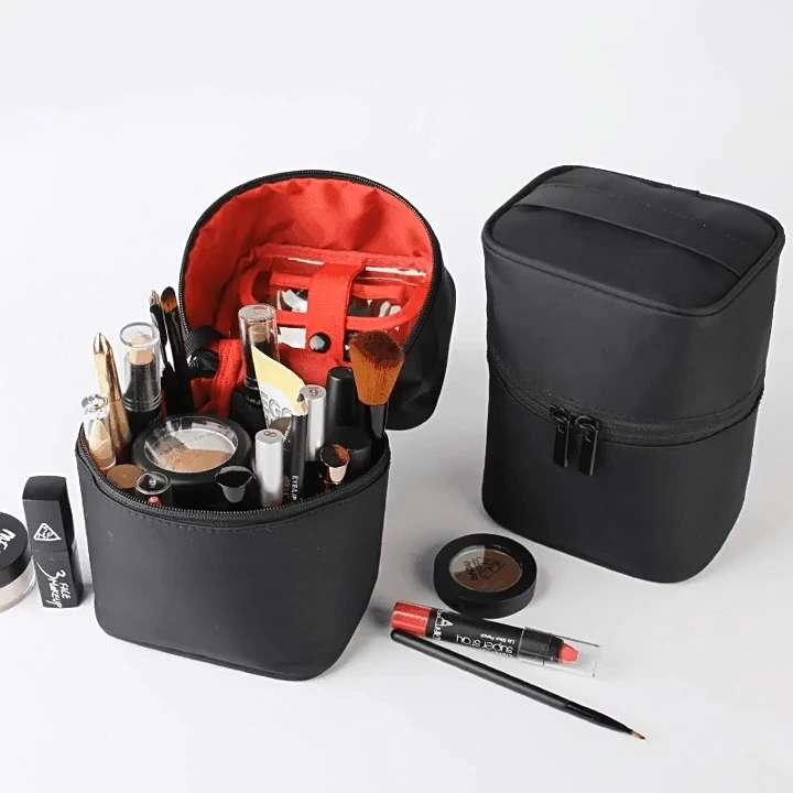 Bolsa de viaje Organizador Portaescobillas Belleza Almacenamiento grande Toilrtey Bolsa de cosméticos & Estuche para mujeres Damas 1