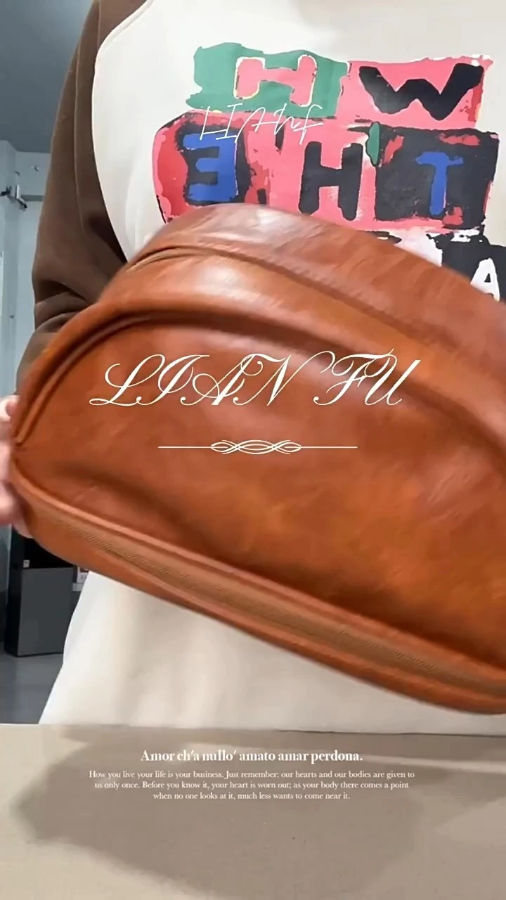 Bolsa de cosméticos portátil para hombre, organizador de artículos de tocador de viaje, bolsa de herramientas de afeitado de cuero, kit de aseo, bolsa de baño impermeable 1