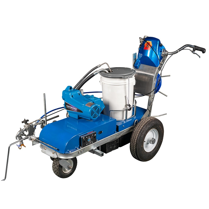 ماكينة وضع علامات على الطرق برذاذ الطلاء البارد الكهربائي LXD-3L 1
