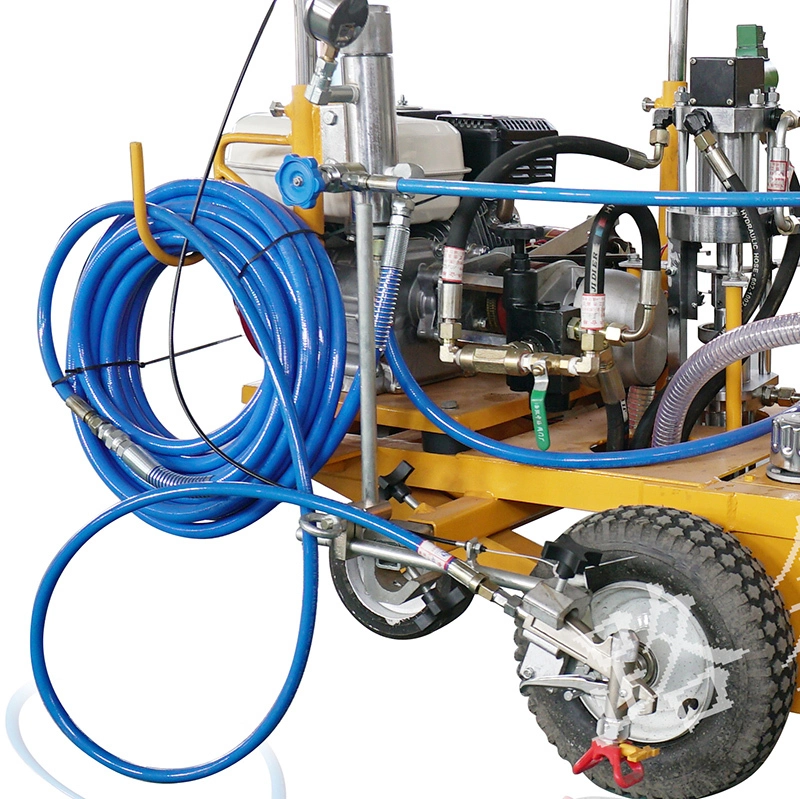 LXD-6L hand push high pressure airless cold paint road marking machine 1