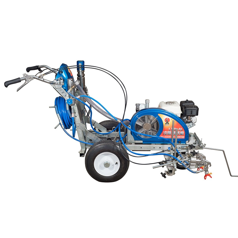 LXD-9L hand push high pressure airless cold paint road marking machine 1