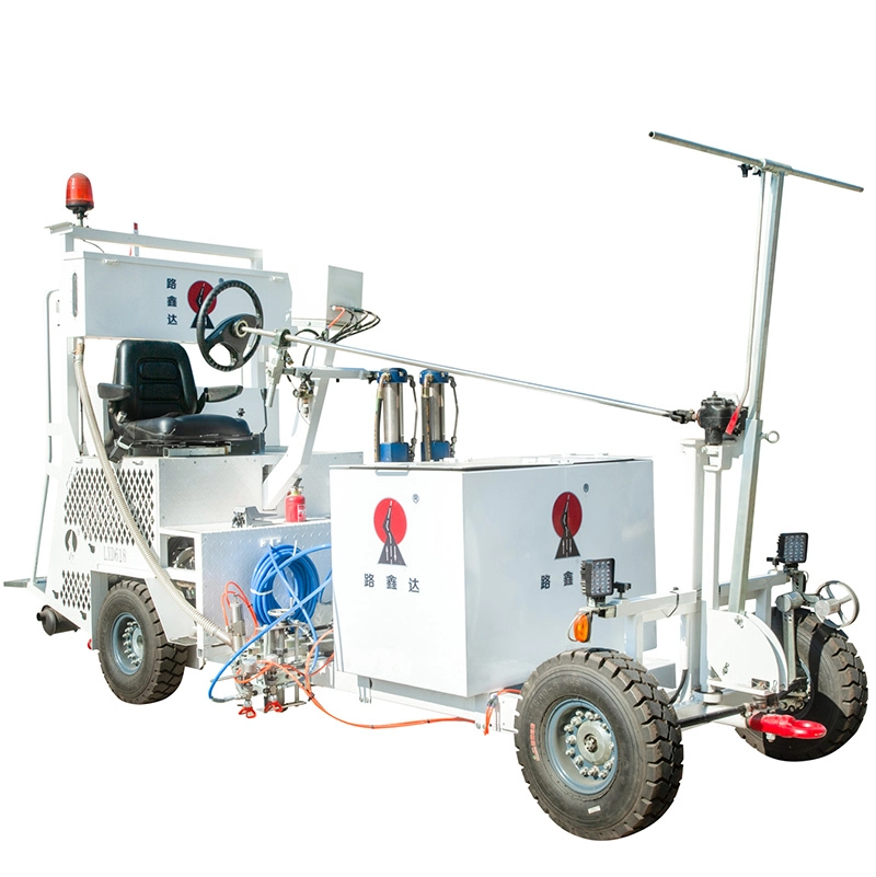 LXD-618 two component driving type thermoplastic road marking machinery paint spray machine 1
