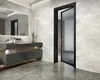 Porta d'ingresso in alluminio caldo marca HSTM 1
