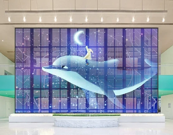 High Transparency P2.6-5.6 Led Display China Music Video Transparent Glass Led Screen 1