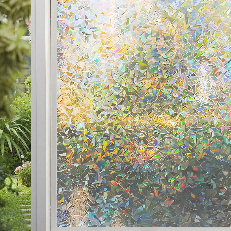 I-Harvakids Rainbow Window Privacy Film - I-3D UV Evimba Ukunamathela Okumile Kwekhaya/Imoto 1