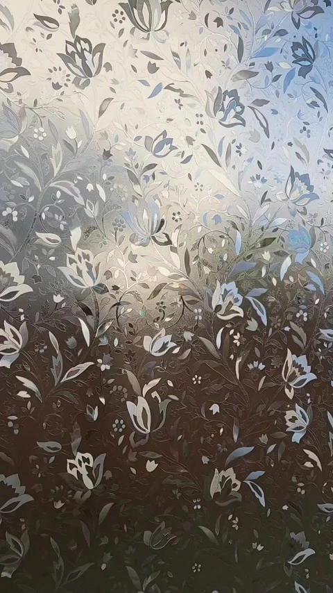 Harvids Stained Glass Rainbow Diamond Window Film Ka taea te tango Static Home Decor Matte White 1