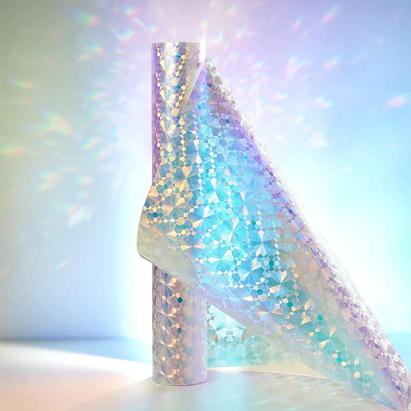 Harvakids УФ оконная пленка 3D Rainbow Diamond Декоративная оконная пленка для конфиденциальности 1