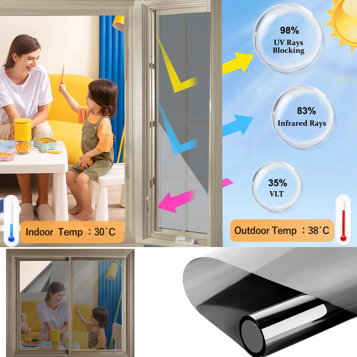 Custom One Way Window Film Harvakids-1 2