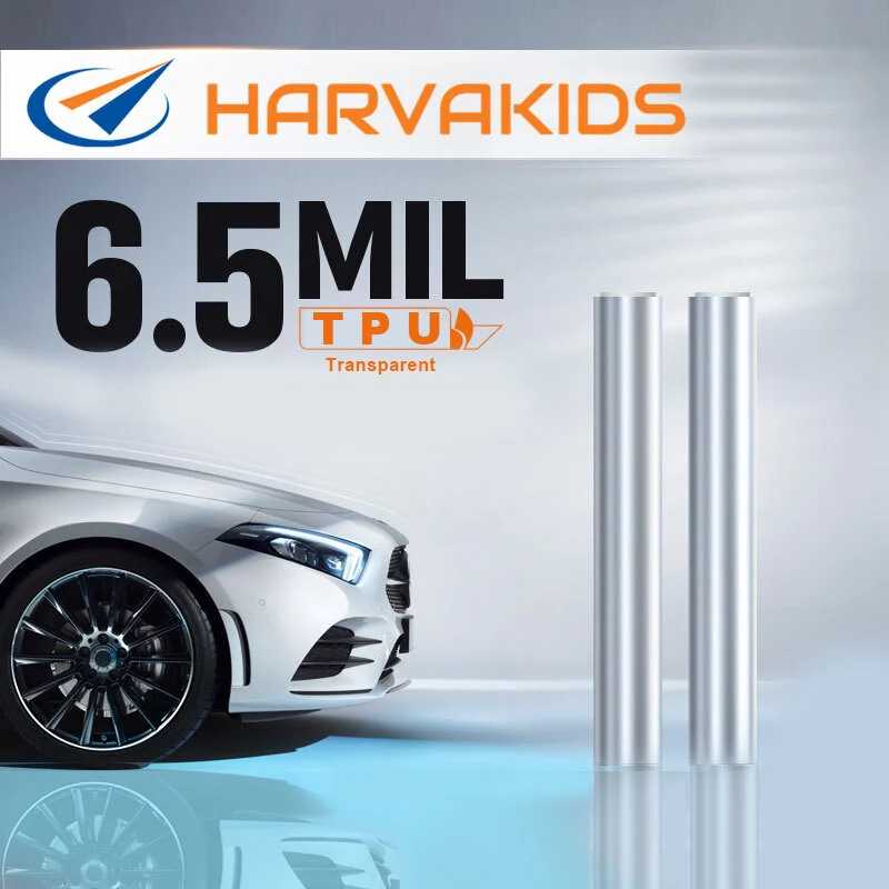 Harvakids 6.5mil TPU クリア カー ペイント 保護 フィルム H65 1