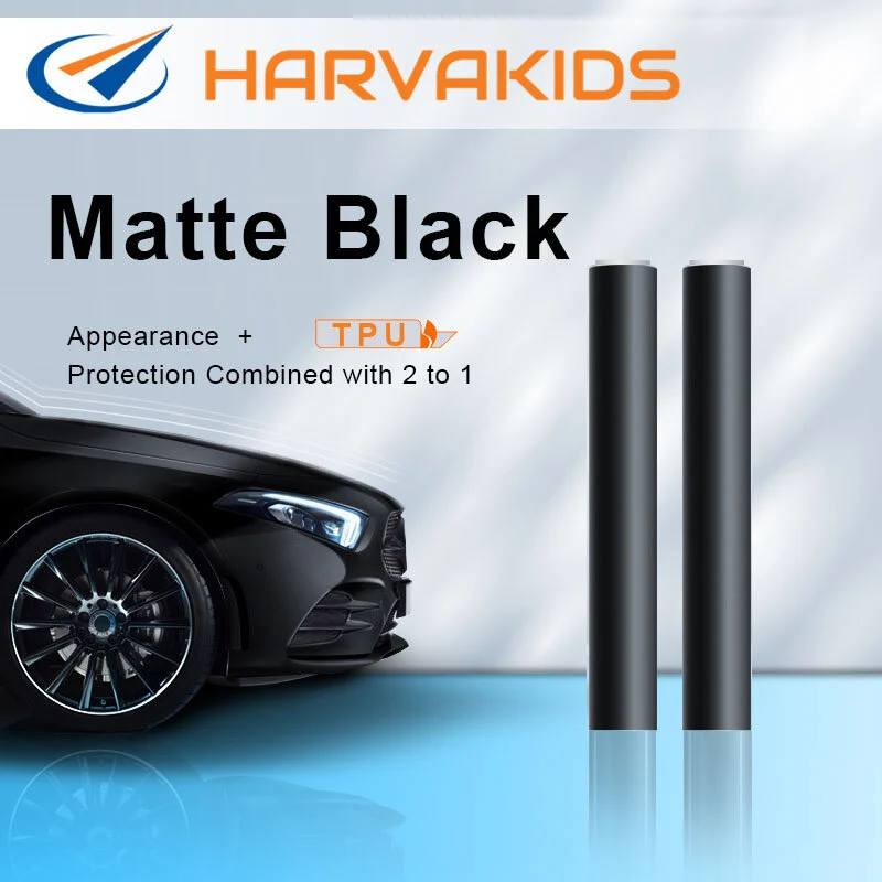 I-Harvakids 7.5mil TPU Matte Black Body Full Car Paint Protection Film 1