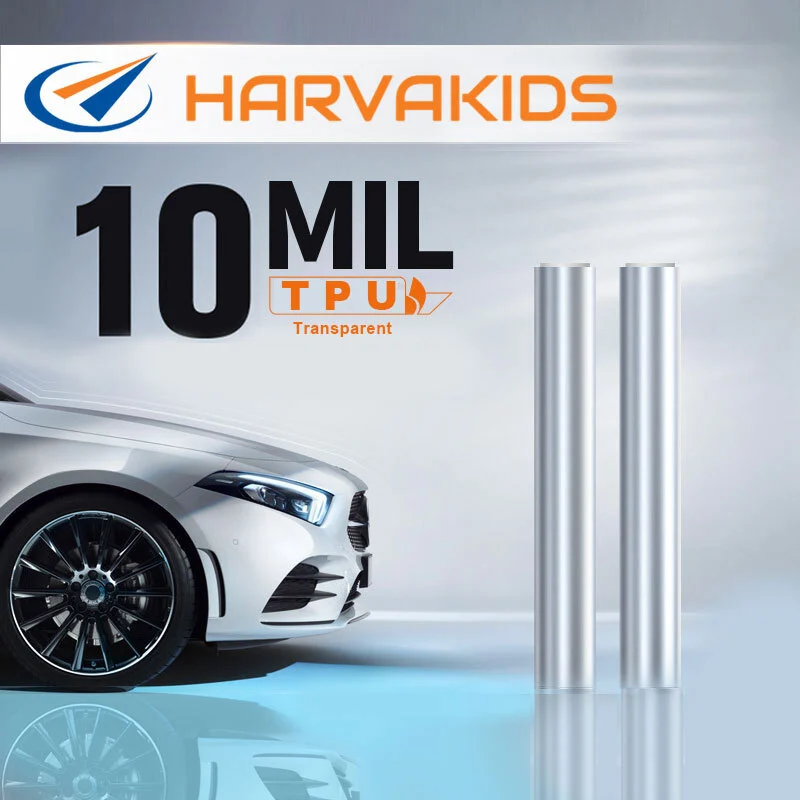 Harvakids 10mil TPU クリア カー ペイント 保護 フィルム H100 1