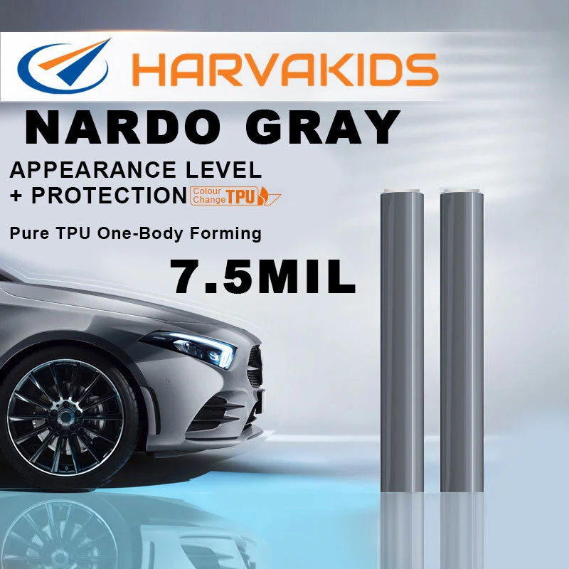 Harvakids Kleur TPU 7,5mil Nardo grijze verfbeschermingsfilm 1