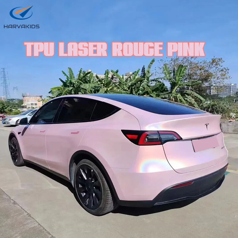 Harvakids TPU Laser Rouge Roze Car Wrap 1