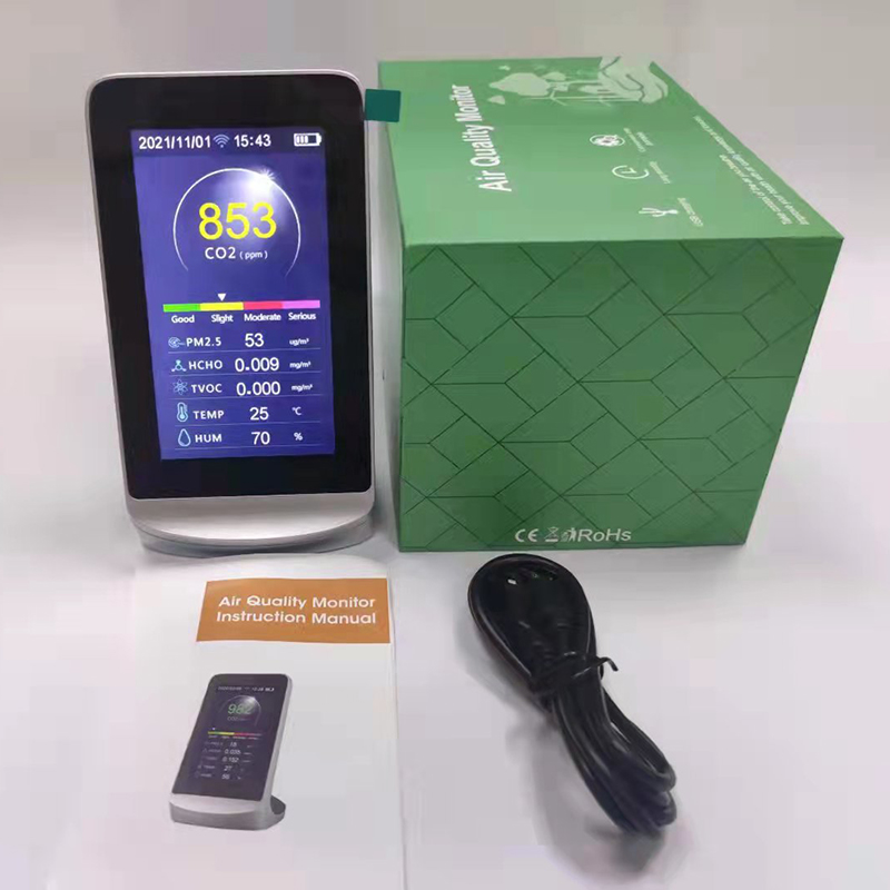多機能 11 in One 空気品質モニター ワイヤレス tuya WiFi アプリ付き 6