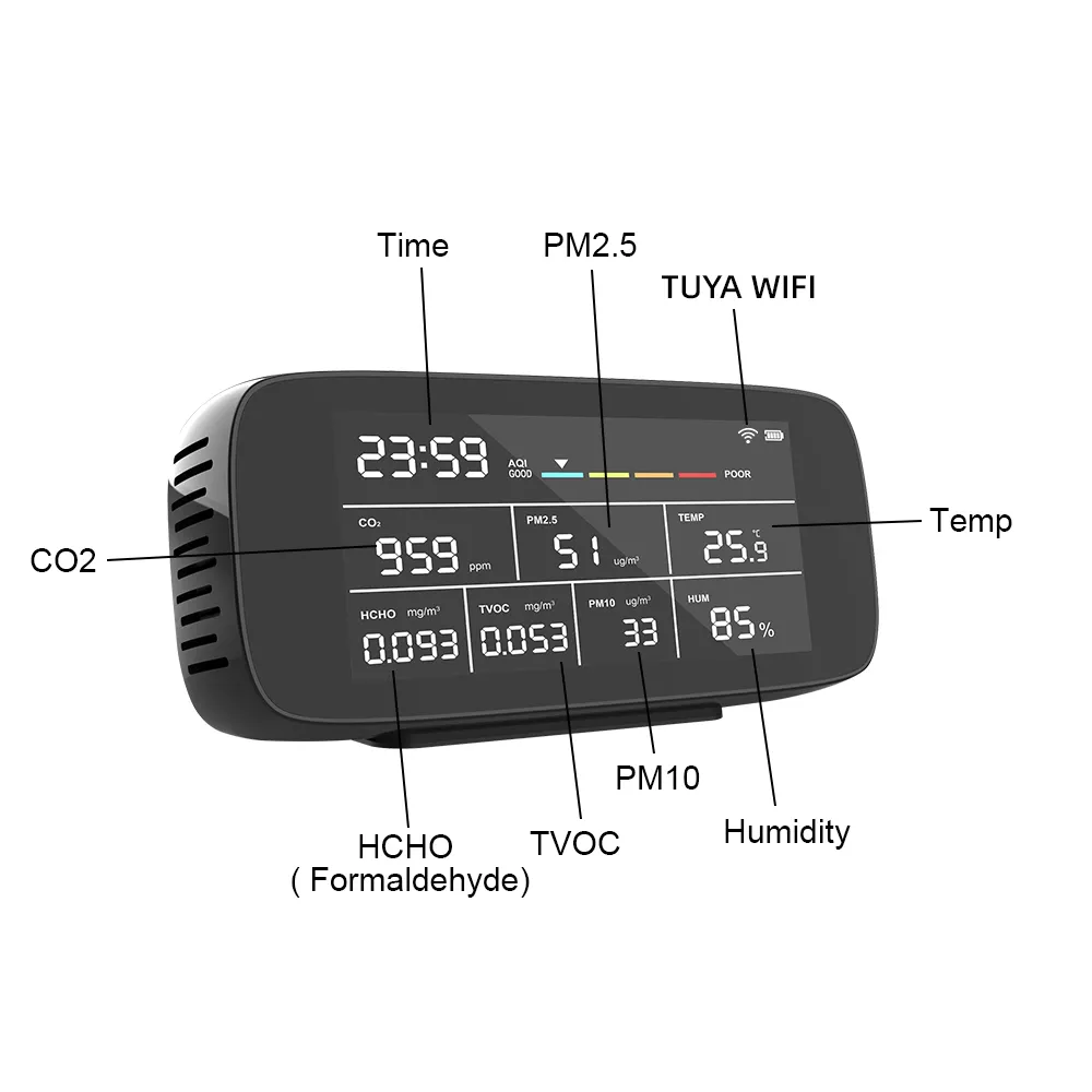 Bulk Supplies Air Quality Tester DM197-WIFI by Dienmern 5