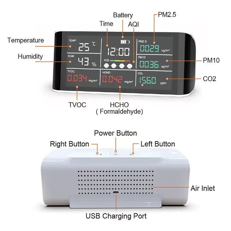 Dienmern Air Quality Tester Whitesupplier 3