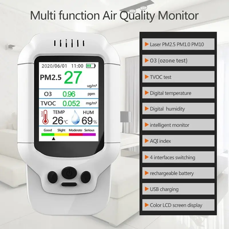 Portable Ozone Meter ABS 15.4KGmanufacturing 4