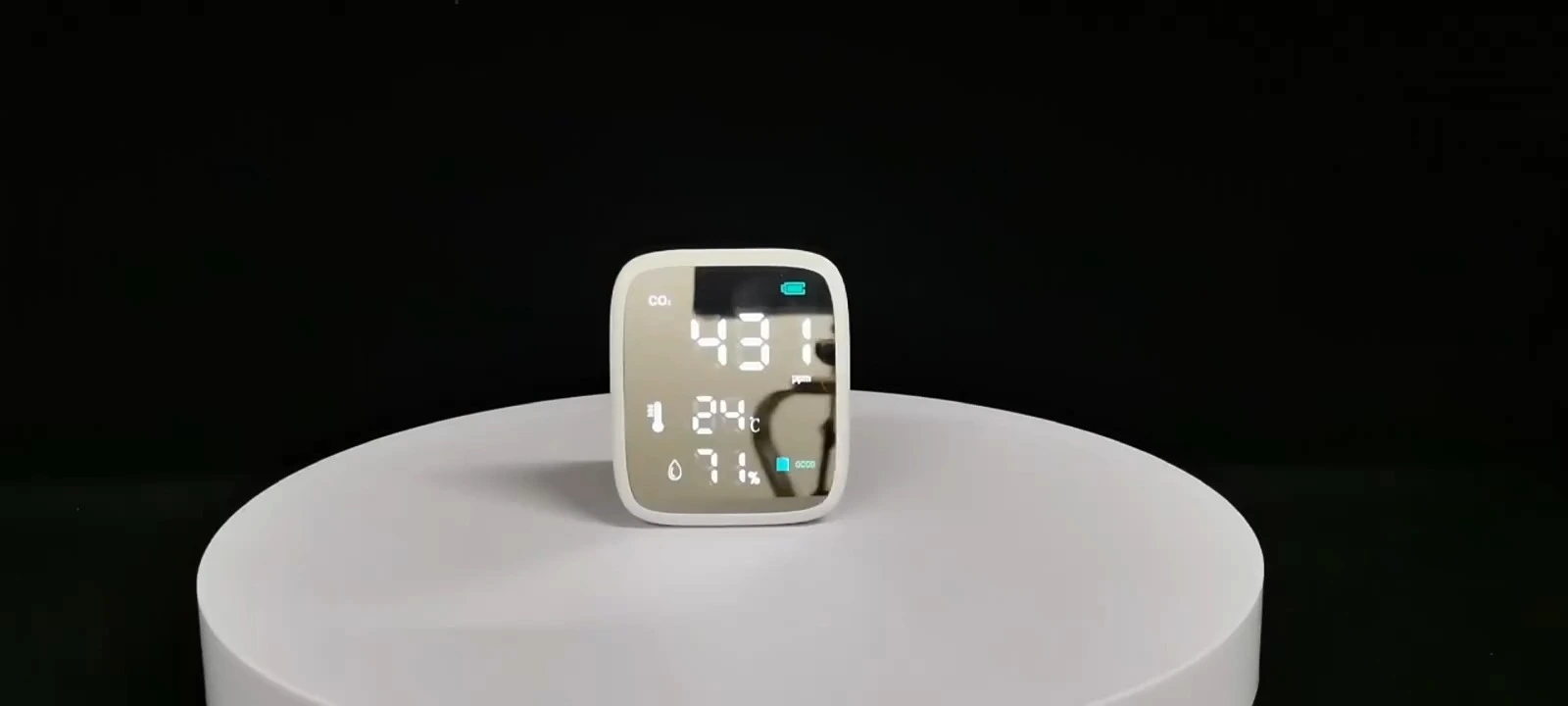 Tampilan Layar LED Berwarna Mini CO2 Meter 1