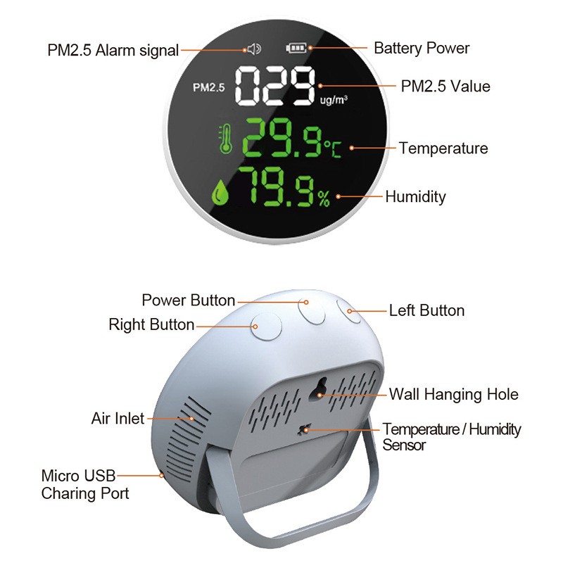 PM2.5 Air quality detector 3
