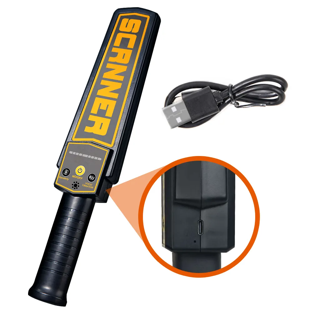 Newmetal Detector Cost for Workplace Yellow Black ABS 2